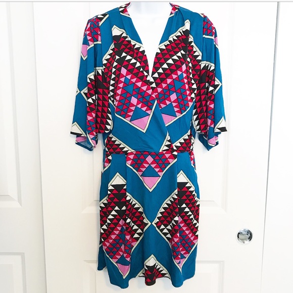 Mara Hoffman Dresses & Skirts - Mara Hoffman Silk Printed Kimono Sleeve Dress